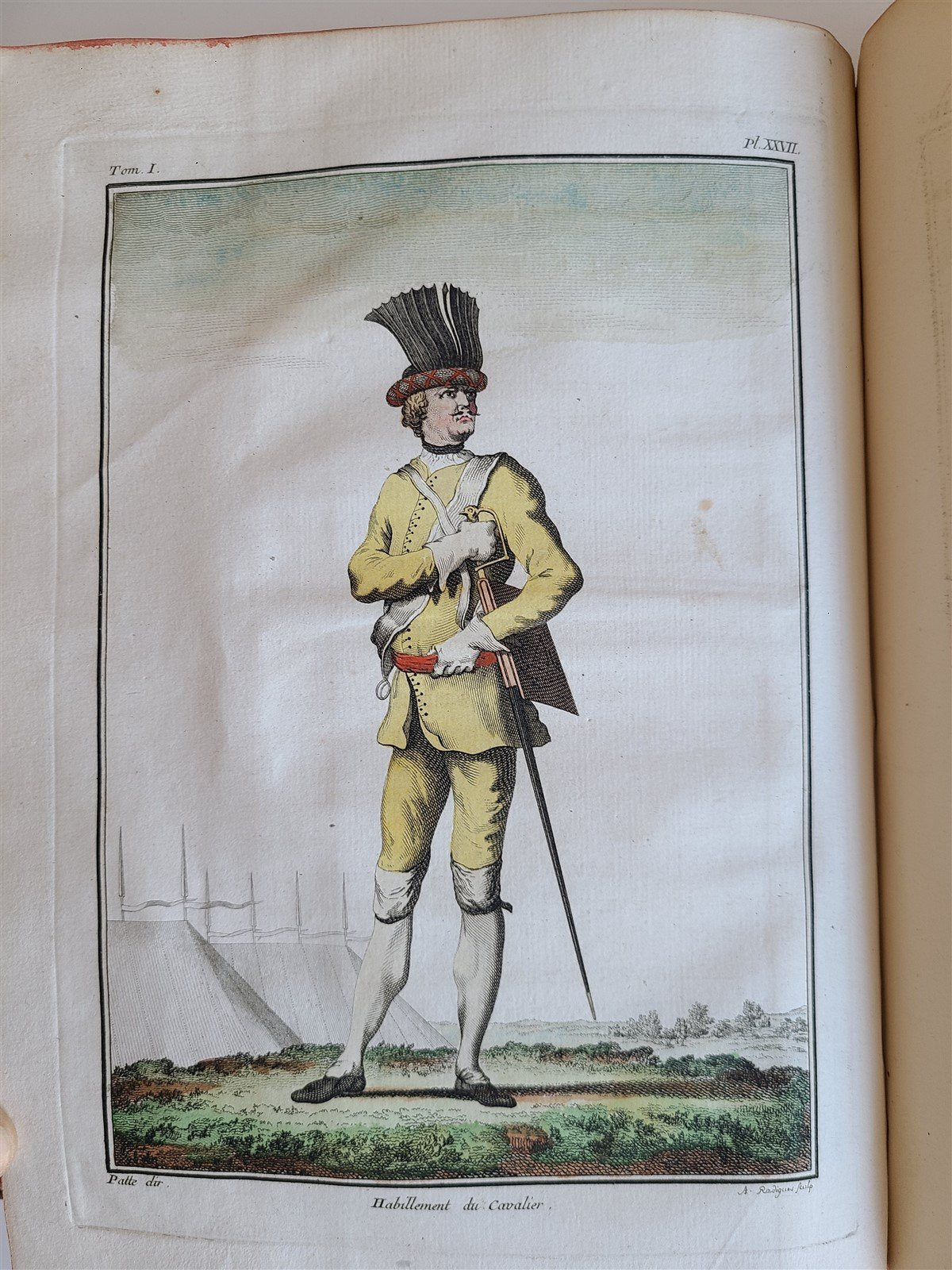 1757 MILITARY SCIENCE FULLY ILLUSTRATED 2 VOLUMES antique
