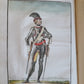 1757 MILITARY SCIENCE FULLY ILLUSTRATED 2 VOLUMES antique