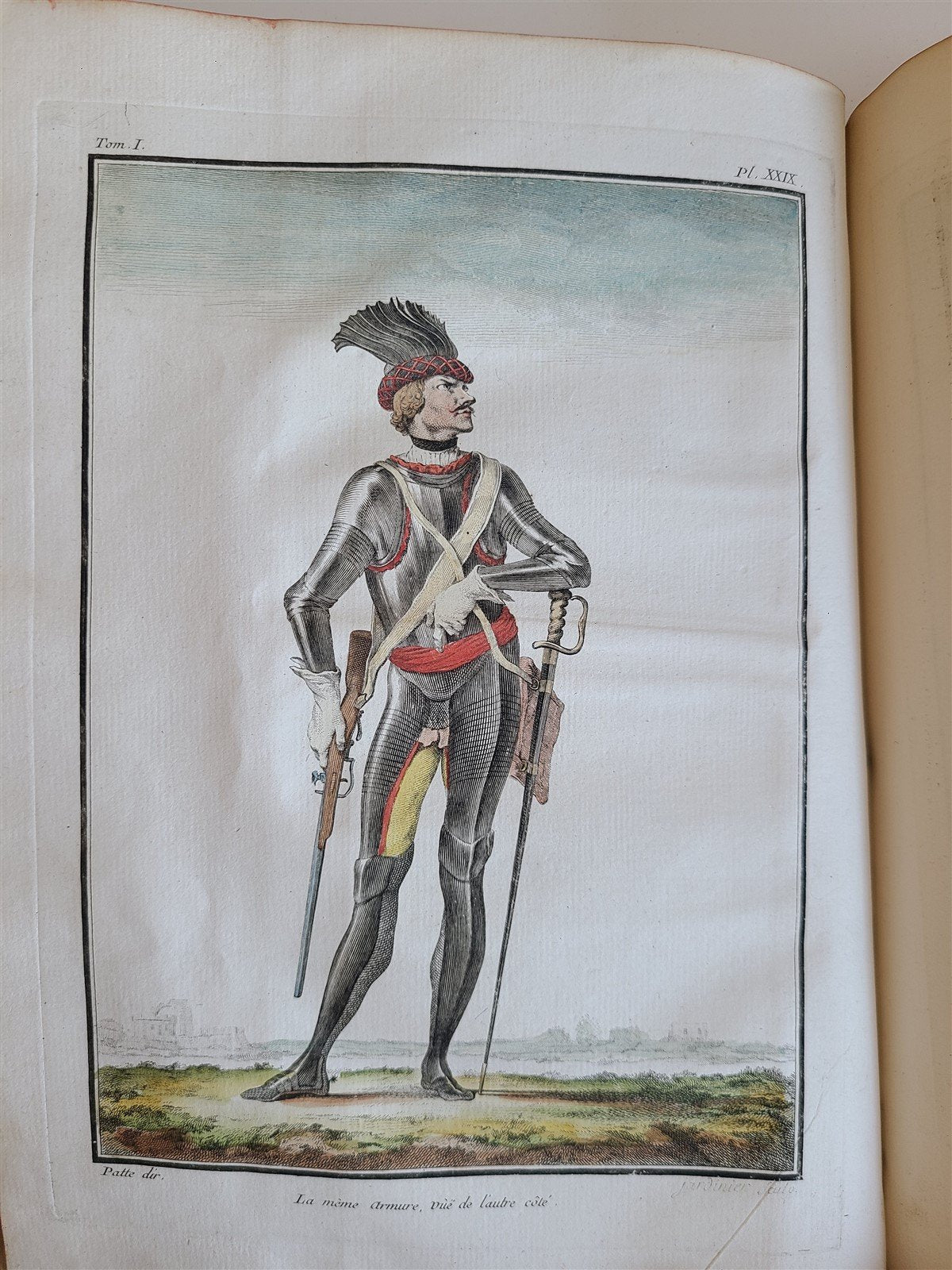 1757 MILITARY SCIENCE FULLY ILLUSTRATED 2 VOLUMES antique