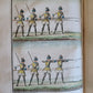 1757 MILITARY SCIENCE FULLY ILLUSTRATED 2 VOLUMES antique