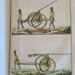 1757 MILITARY SCIENCE FULLY ILLUSTRATED 2 VOLUMES antique