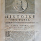 1732 -1734 HISTORY of POPES 5 VOLUMES antique in FRENCH prohibited by church
