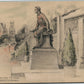 SCOTTISH AMERICAN WAR MEMORIAL EDINBURGH ANTIQUE POSTCARD