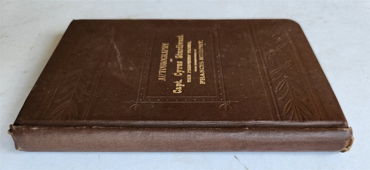 1882 LIFE and WORK of CAPT. CYRUS STURDIVANT THE PRISONER'S FRIEND antique