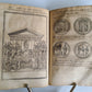 1571 DISCOURSE on ANCIENT RELIGION of ROMANS antique ILLUSTRATED VELLUM BOUND