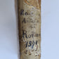 1571 DISCOURSE on ANCIENT RELIGION of ROMANS antique ILLUSTRATED VELLUM BOUND