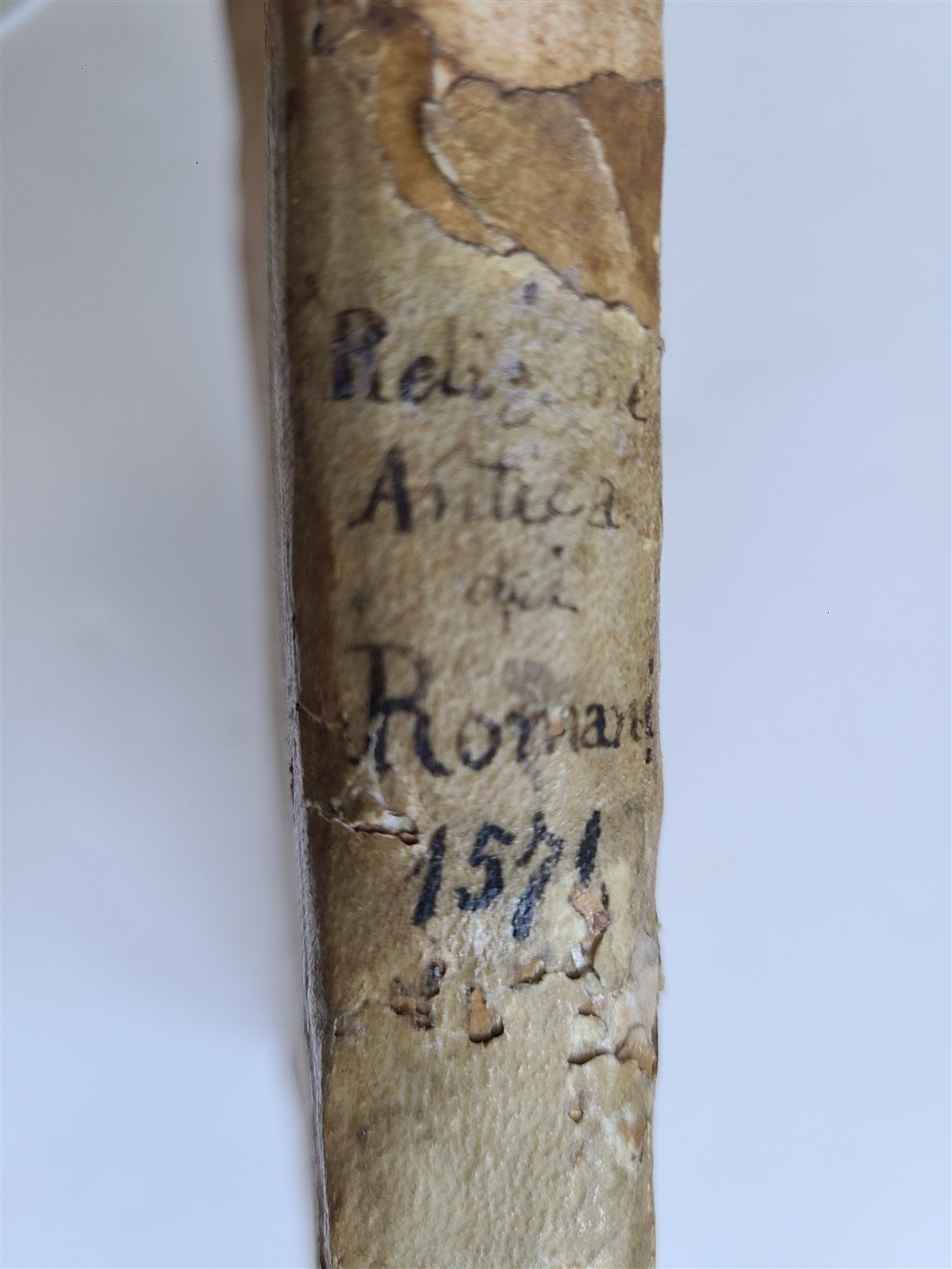 1571 DISCOURSE on ANCIENT RELIGION of ROMANS antique ILLUSTRATED VELLUM BOUND