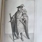 1745 NETHERLANDS HISTORY antique ILLUSTRATED w/ 32 PLATES De graaven van Holland