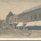 CARTHAGE IL EAST SIDE SQUARE ANTIQUE REAL PHOTO POSTCARD RPPC