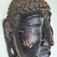 ASIAN THAI? ANTIQUE WOODEN MASK of BUDDHA hand carved BUDDAH
