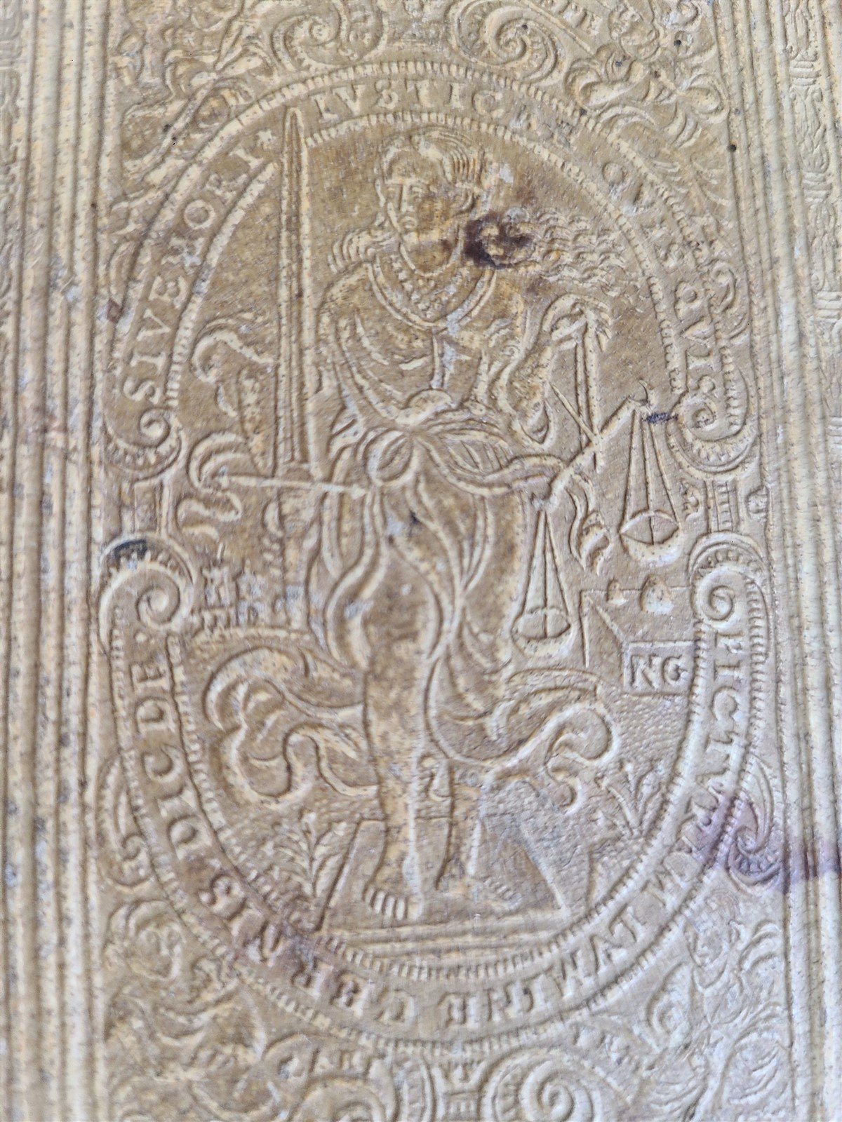 1593 EXEGETICAL WORKS by T. STAPLETON antique 16th CENTURY PLANTIN PIGSKIN BOUND