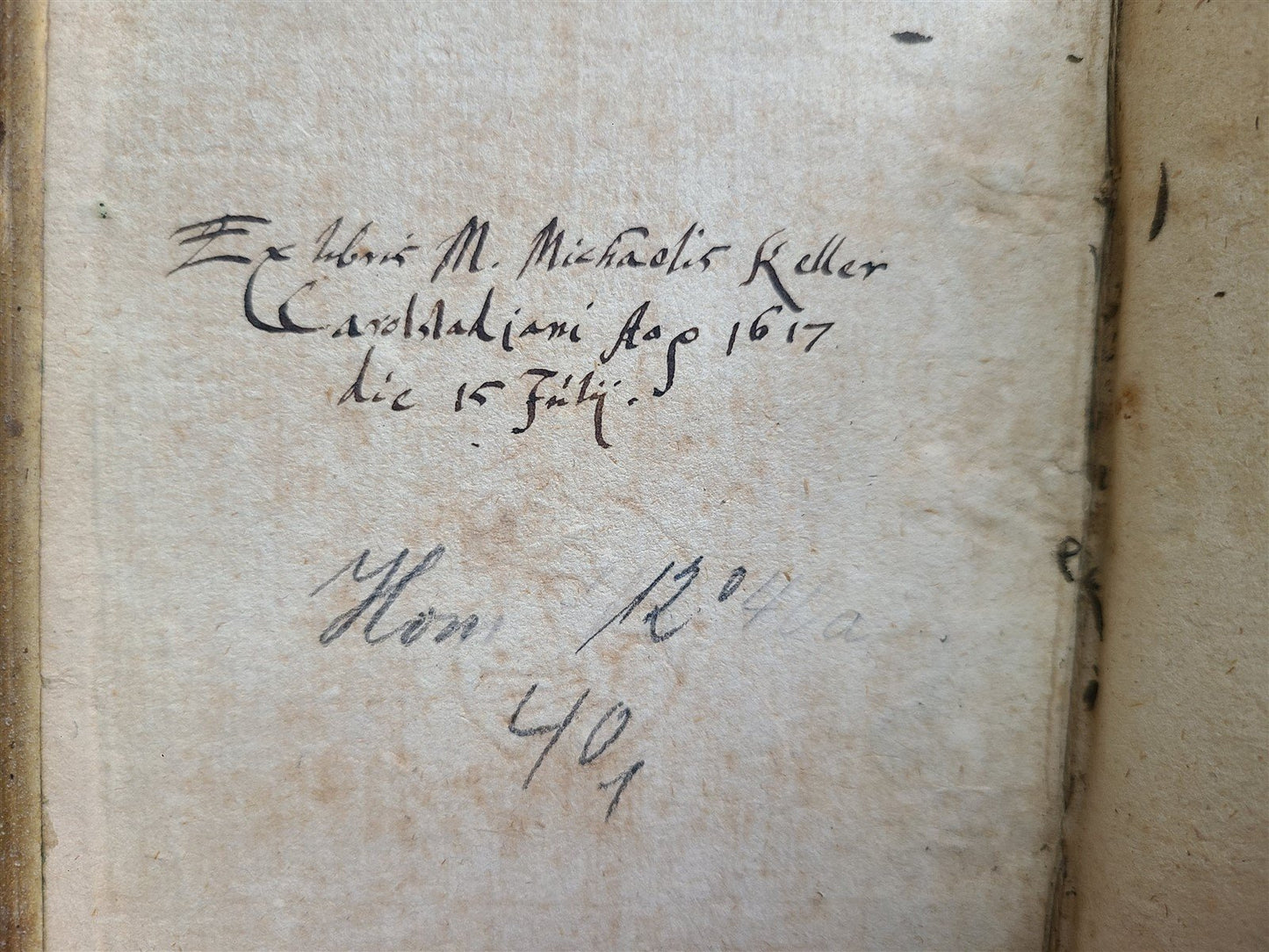 1593 EXEGETICAL WORKS by T. STAPLETON antique 16th CENTURY PLANTIN PIGSKIN BOUND