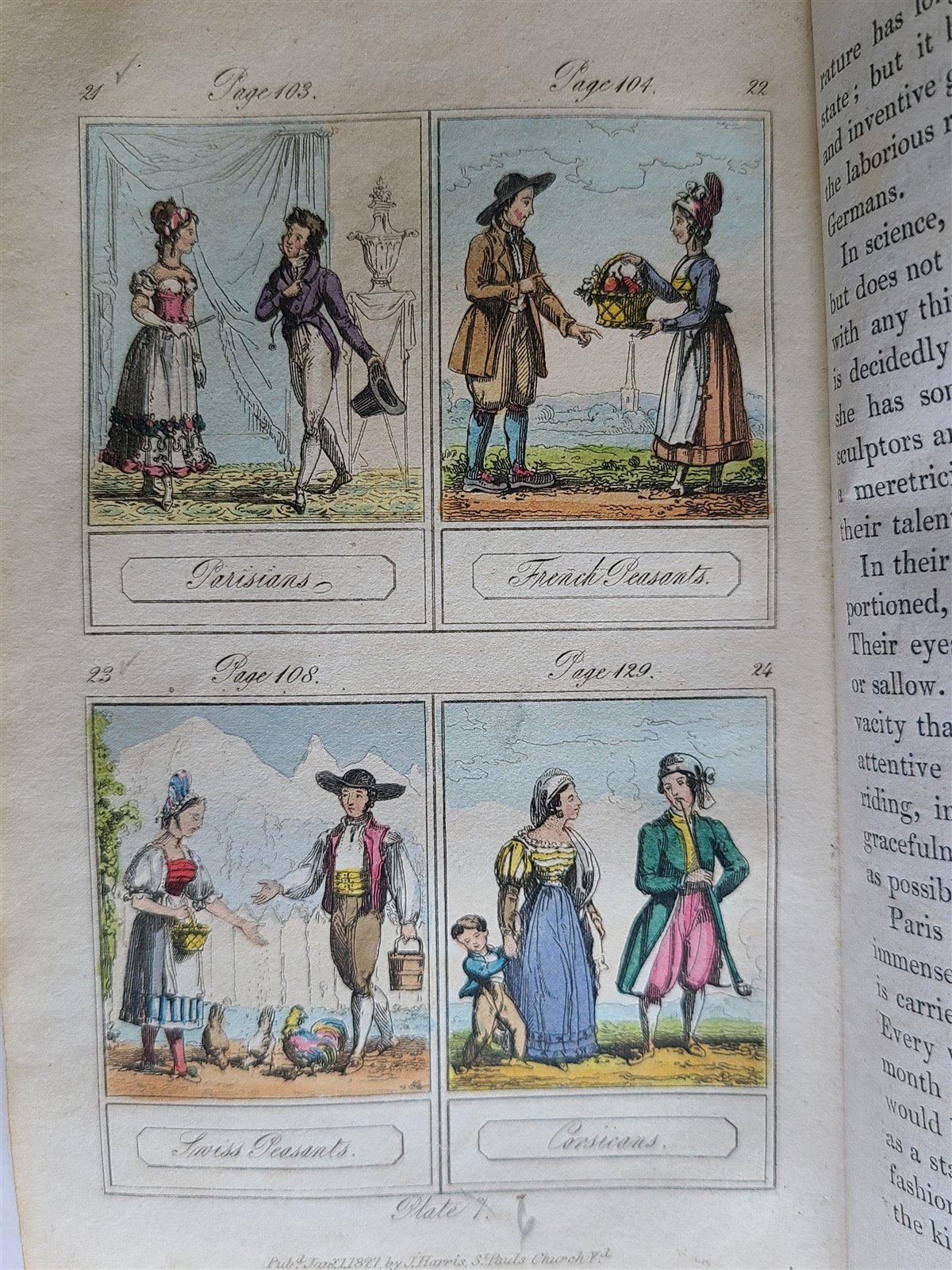 1827 COSMORAMA antique illustrated CHILDREN BOOK