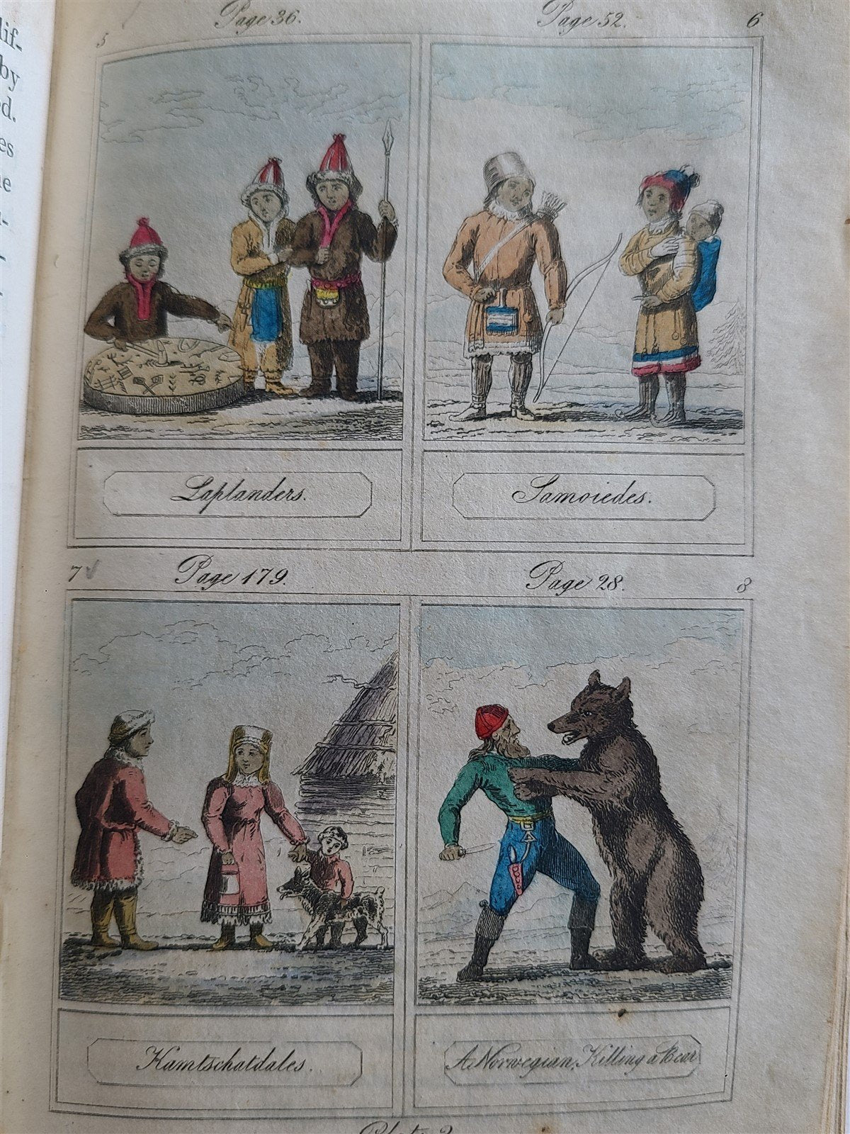 1827 COSMORAMA antique illustrated CHILDREN BOOK