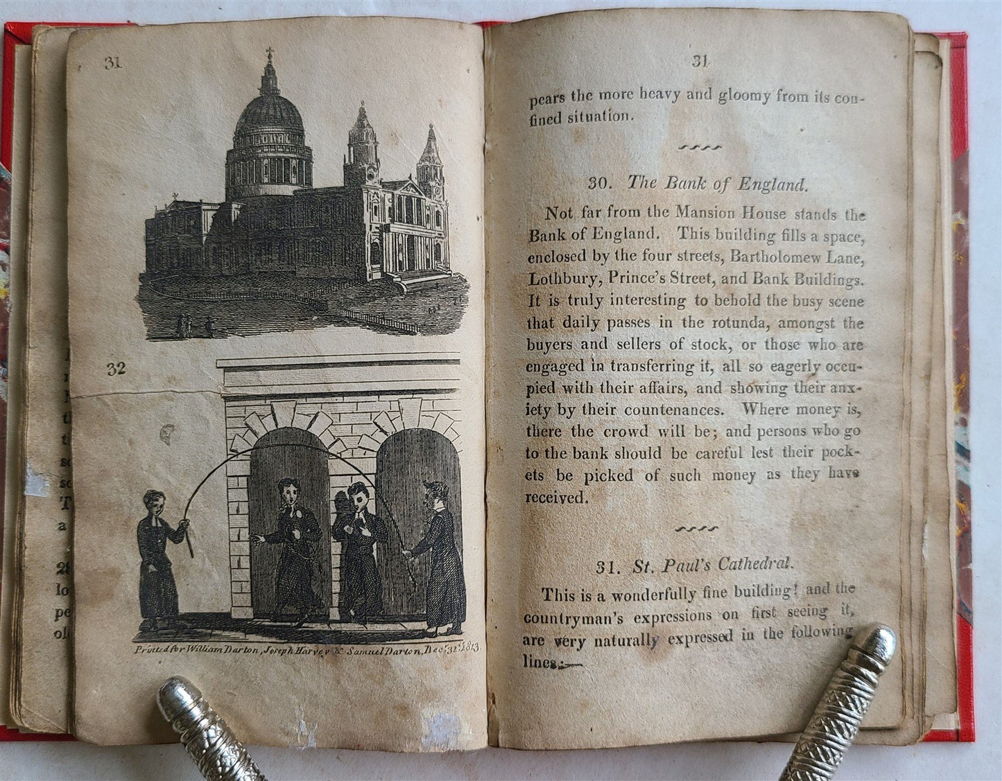 1814 CITY SCENES or A PEEP INTO LONDON FOR CHILDREN antique illustrated