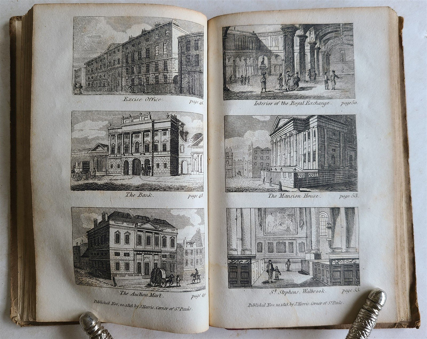 1818 A VISIT TO UNCLE WILLIAM in TOWN antique illustrated CHILDRENS BOOK