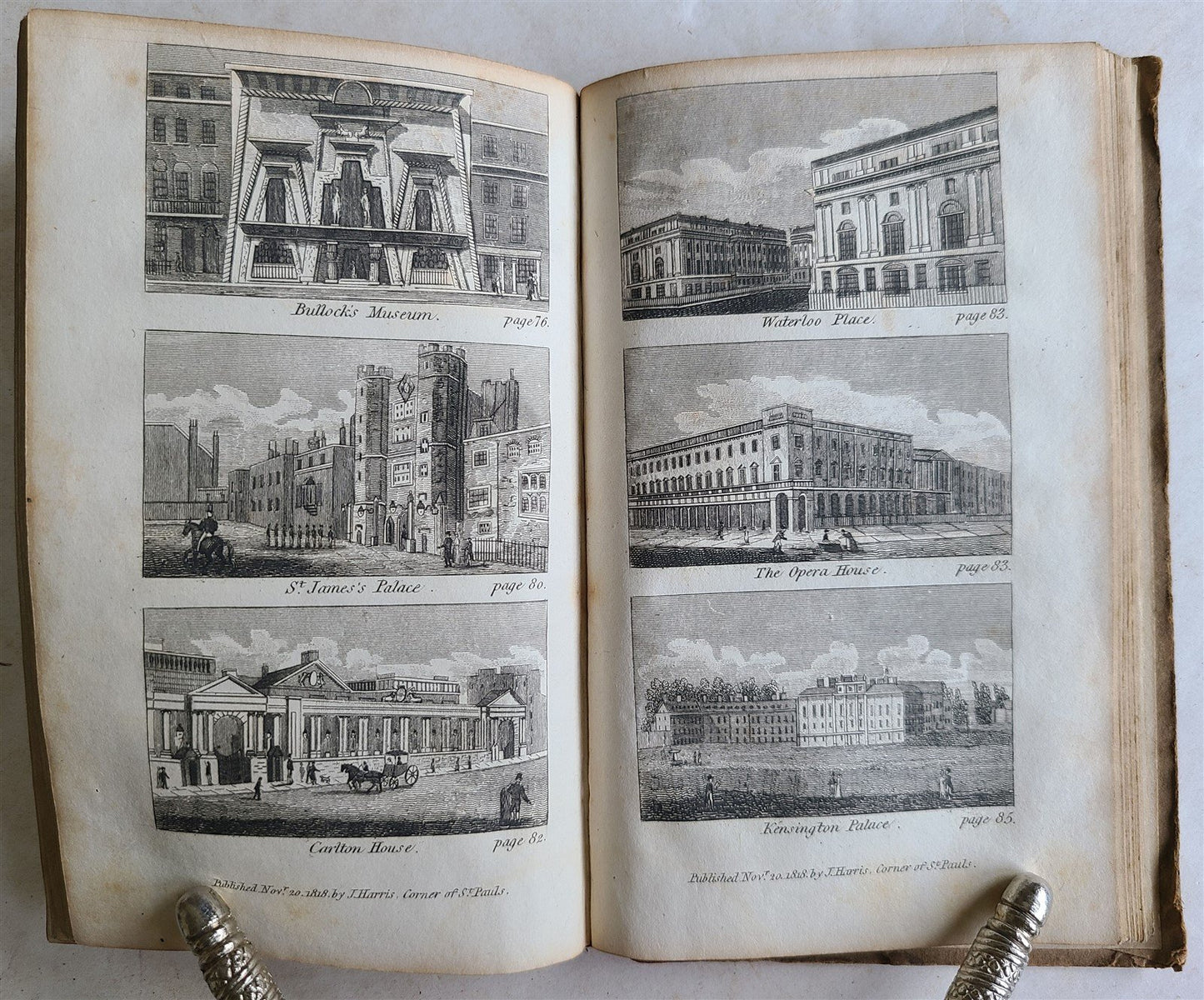 1818 A VISIT TO UNCLE WILLIAM in TOWN antique illustrated CHILDRENS BOOK