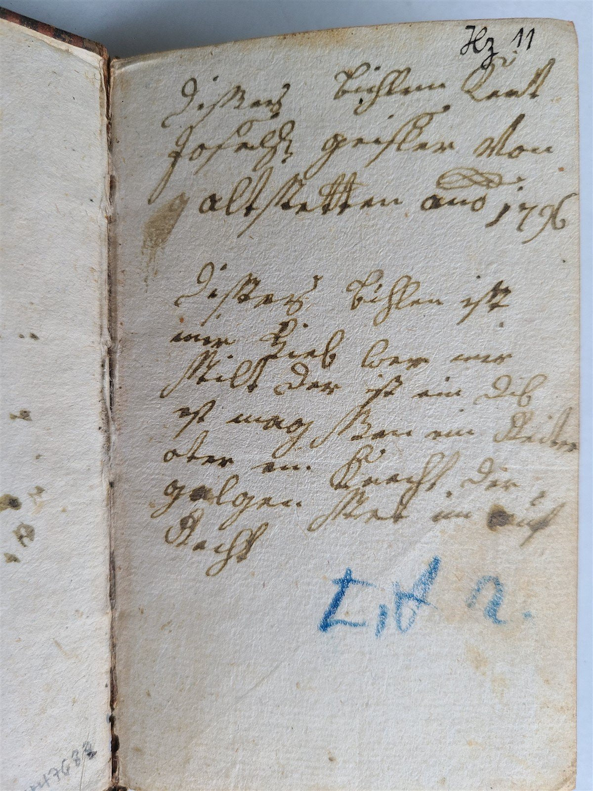 18th CENTURY GERMAN MANUSCRIPT PRAYER BOOK 141 pages ANTIQUE HAND WRITTEN