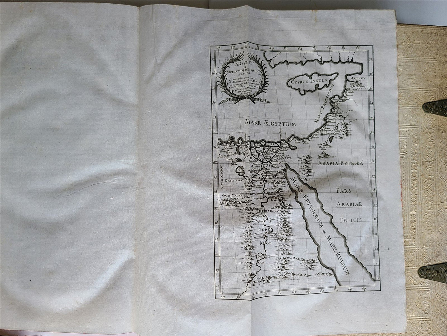 1777 ATHANASIUS of ALEXANDRIA 2 VOLUMES PIGKIN BOUND FOLIO antique w/ MAP