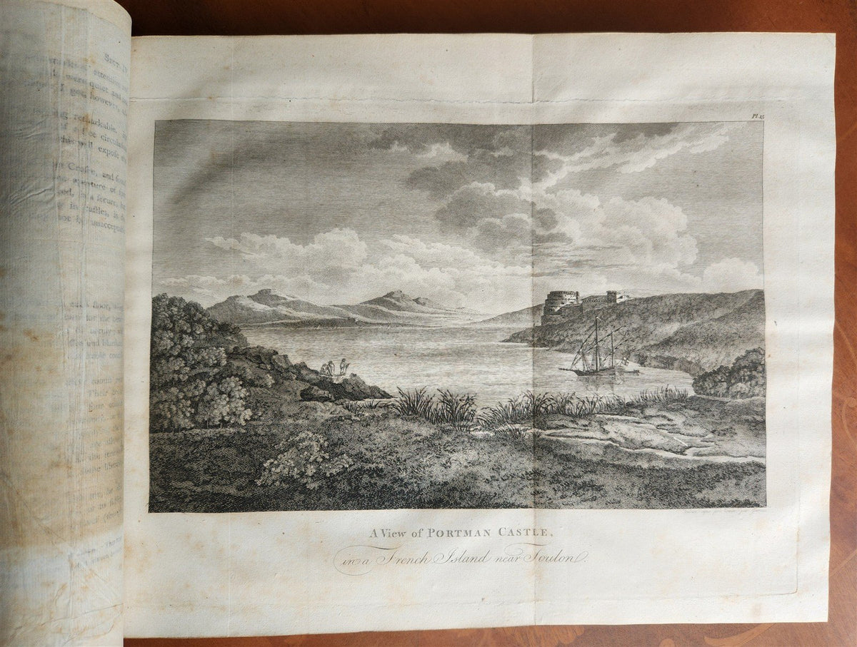 1791 AN ACCOUNT OF PRINCIPAL LAZARETTOS in EUROPE in prisons & hospitals ANTIQUE