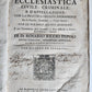 1709 PRATTICA ECCLESIASTICA CIVILE CRIMINALE antique VELLUM BOUND LAW BOOK FOLIO