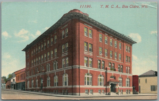 EAU CLAIRE WI Y.M.C.A. ANTIQUE POSTCARD