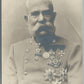 FRANZ JOSEPH I of AUSTRIA GERMAN ANTIQUE REAL PHOTO POSTCARD RPPC