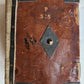 1801 BOOK of COMMON PRAYER in ENGLISH w/ METAL FITTINGS & CLASPS antique