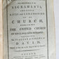 1801 BOOK of COMMON PRAYER in ENGLISH w/ METAL FITTINGS & CLASPS antique