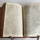 1801 BOOK of COMMON PRAYER in ENGLISH w/ METAL FITTINGS & CLASPS antique