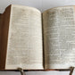 1801 BOOK of COMMON PRAYER in ENGLISH w/ METAL FITTINGS & CLASPS antique