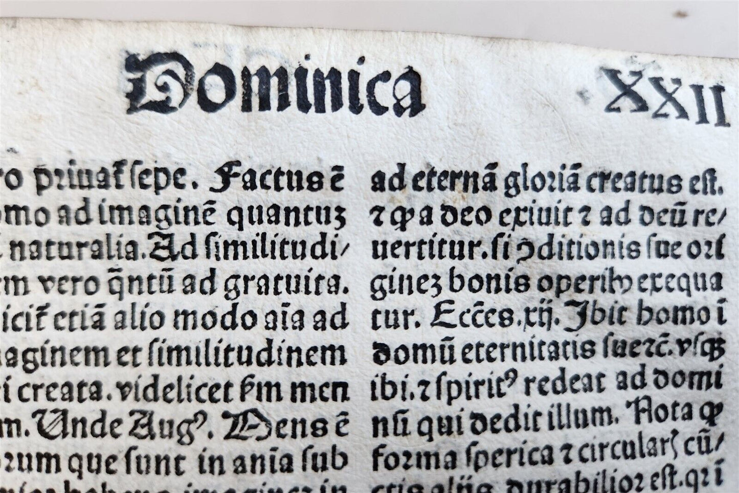 1496 INCUNABULA (Pseudo-) Bonaventura SERMONS antique INCUNABLE