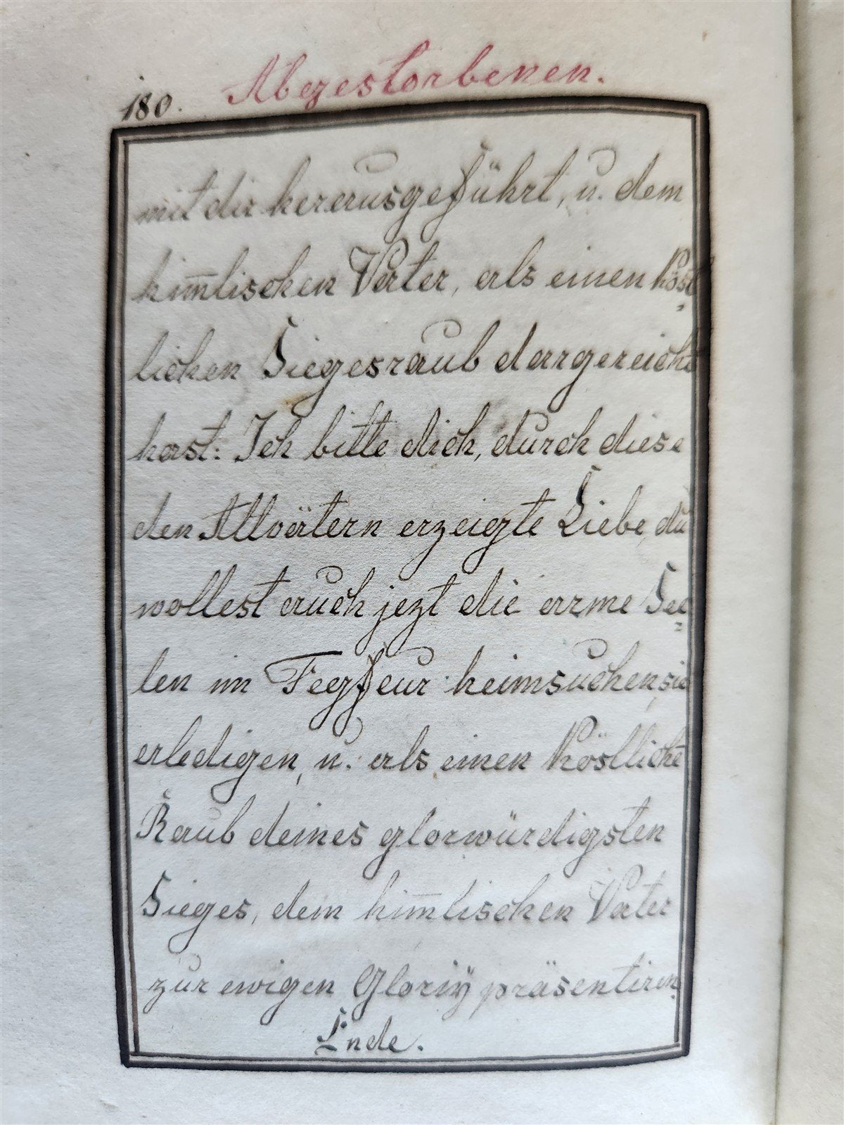 1800s GERMAN MANUSCRIPT PRAYER BOOK ILLUSTRATED antique 180 leaves