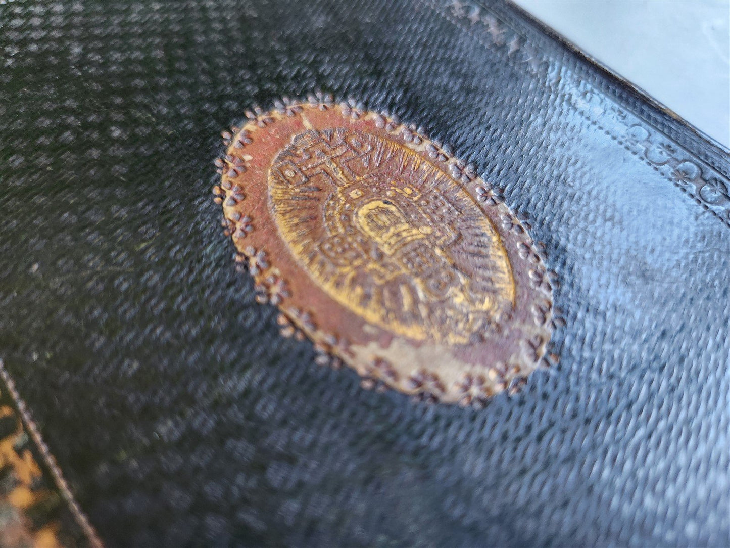 1800s GERMAN MANUSCRIPT PRAYER BOOK ILLUSTRATED antique 180 leaves