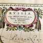 1640 MAP of RUSSIA by WILLEM BLAEU antique AUTHENTIC hand colored MOSCOVIA