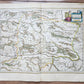 1640 MAP of STYRIA AUSTRIA by WILLEM BLAEU antique AUTHENTIC hand colored