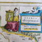 1640 MAP of STYRIA AUSTRIA by WILLEM BLAEU antique AUTHENTIC hand colored