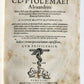 1562 PTOLEMY GEOGRAPHY antique GEOGRAPHIA CL. PTOLEMAEI ILLUSTRATED 16th CENTURY