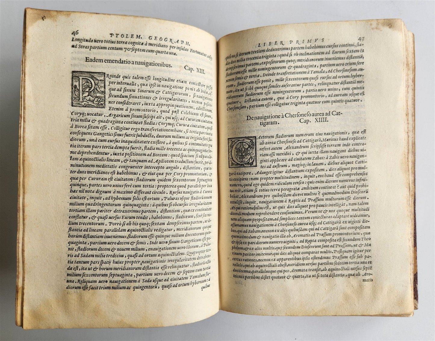 1562 PTOLEMY GEOGRAPHY antique GEOGRAPHIA CL. PTOLEMAEI ILLUSTRATED 16th CENTURY