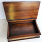 BOOK SHAPE WOODEN BOX SAFE CONTAINER vintage
