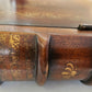 BOOK SHAPE WOODEN BOX SAFE CONTAINER vintage