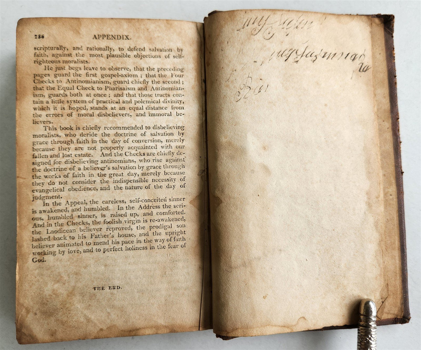 1804 RATIONAL DEMONSTRATION of MAN'S CORRUPT & LOST ESTATE antique AMERICANA