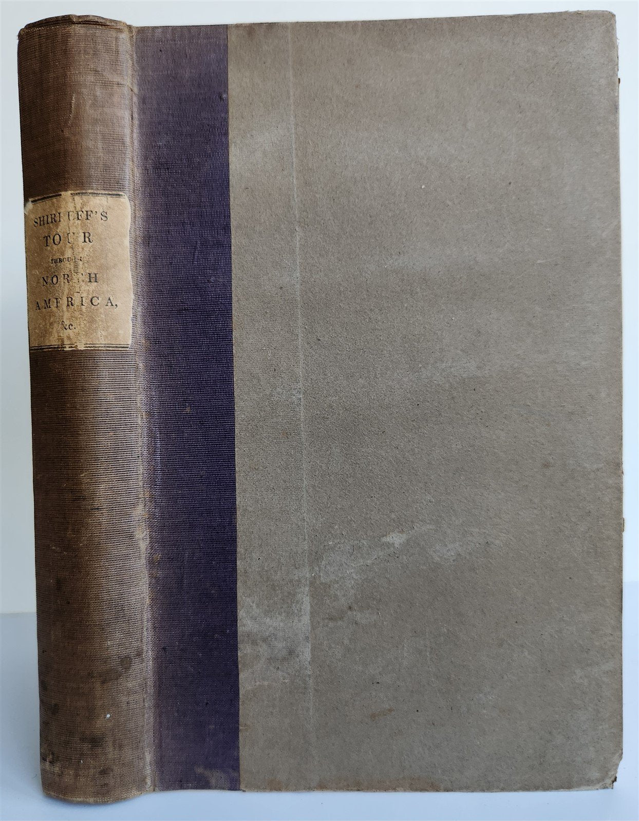1835 TOUR THROUGH NORTH AMERICA by Scottish farmer Patrick Shireff antique