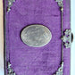 1909 AMERICAN HYMNAL in GERMAN antique VELVET BINDING w/ SILVER DECORATIONS