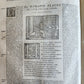 1576 HORACE POETRY antique 16th century folio ILLUSTRATED
