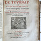 1619 HISTORY of TOURNAY BELGIUM antique ILLUSTRATED vellum bound