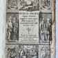 1679 BIBLE in LATIN antique vellum bound OLD & NEW TESTAMENT BIBLIA SACRA