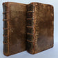 1700 WORKS of PLATO in FRENCH 2 VOLUMES antique