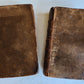 1700 WORKS of PLATO in FRENCH 2 VOLUMES antique