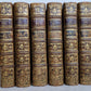 1750 BIBLE in FRENCH 6 VOLUMES antique ILLUSTRATED w/ 3 MAPS